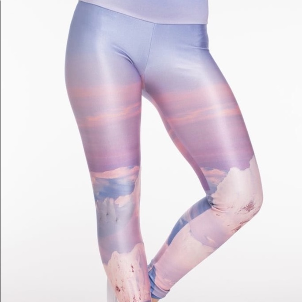 Gold Sheep Cotton Candy Mountain Leggings